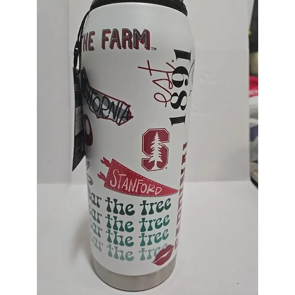 Stanford Cardinal Uversity 34oz Stainless Steel Thermos Water Bottle - Picture 6 of 16